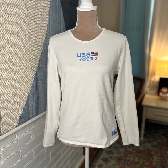 Vintage ROOTS USA Olympic Team 2002 Salt Lake City Shirt - Picture 2 of 10